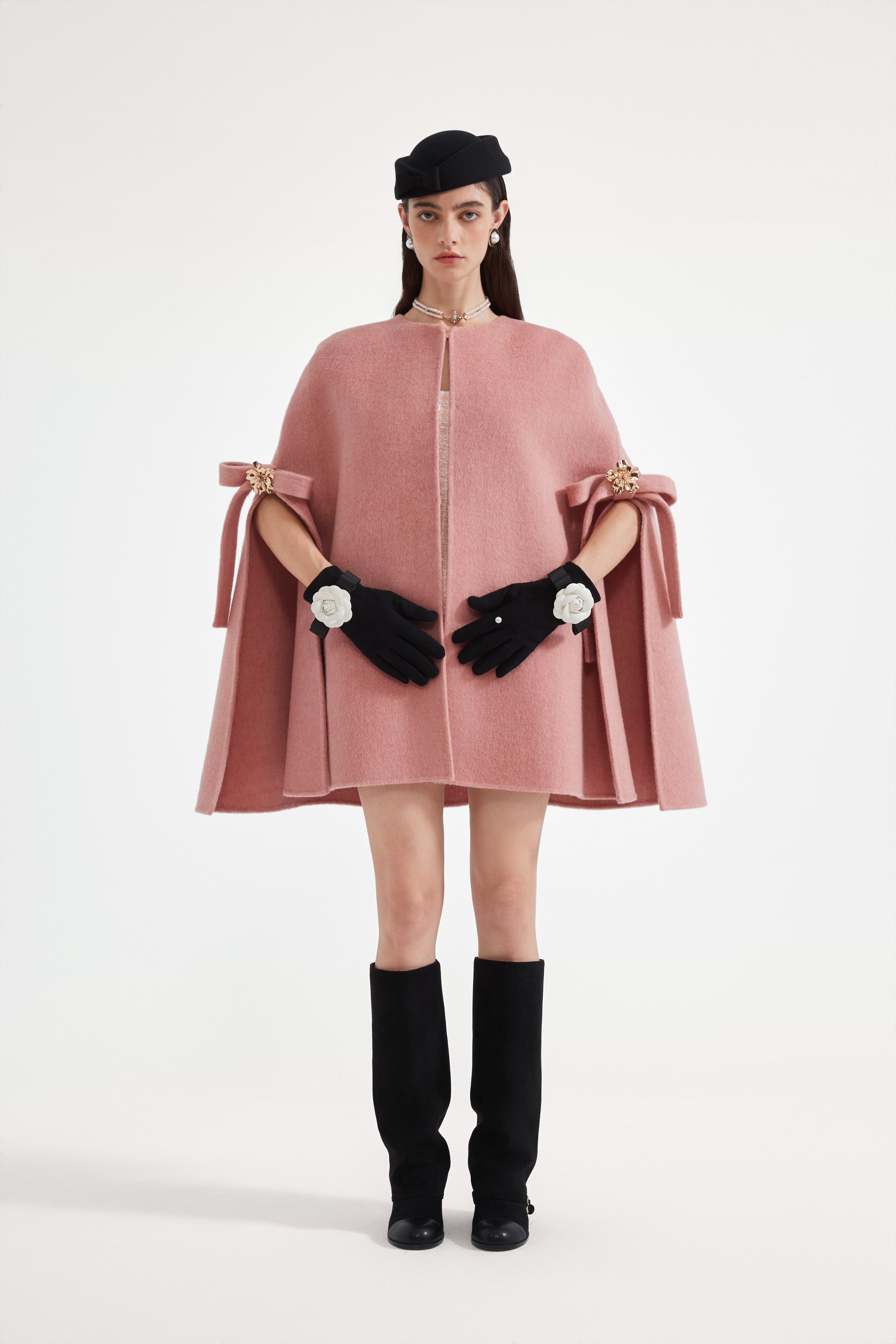 Pink Bow Cape