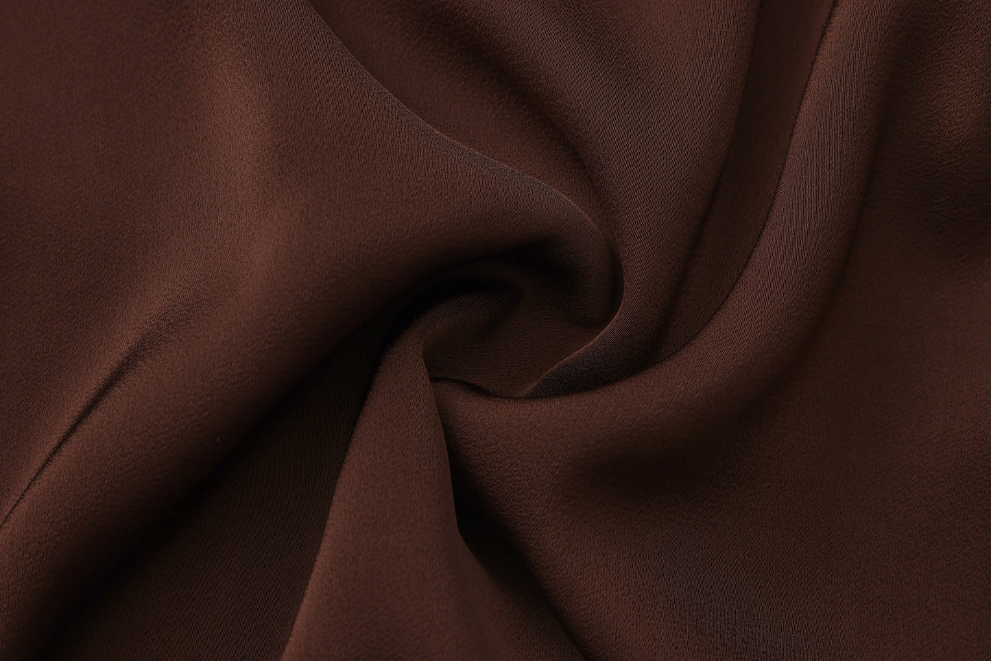 Brown Satin Ribbon Shirt
