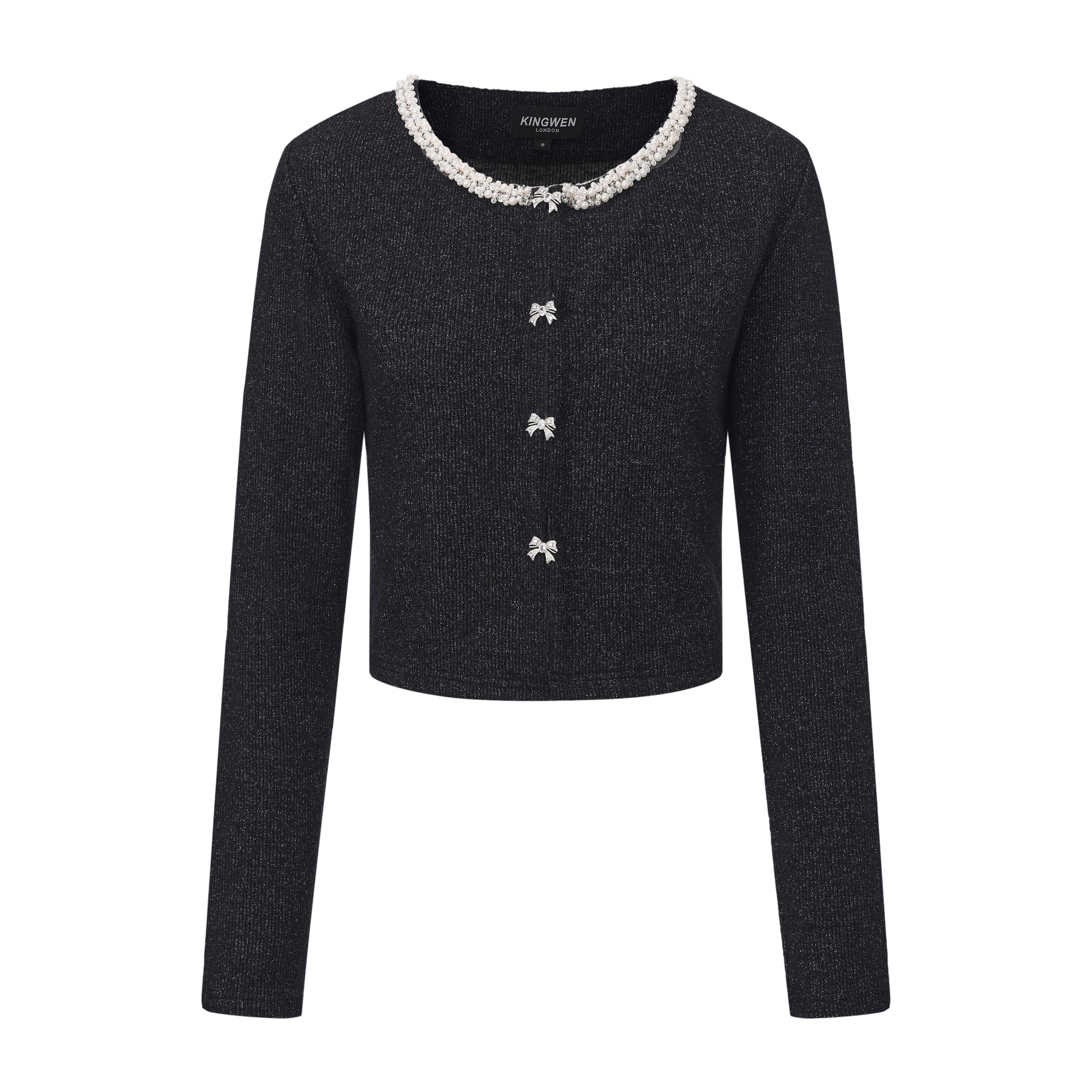 Black Knitted Cardigan