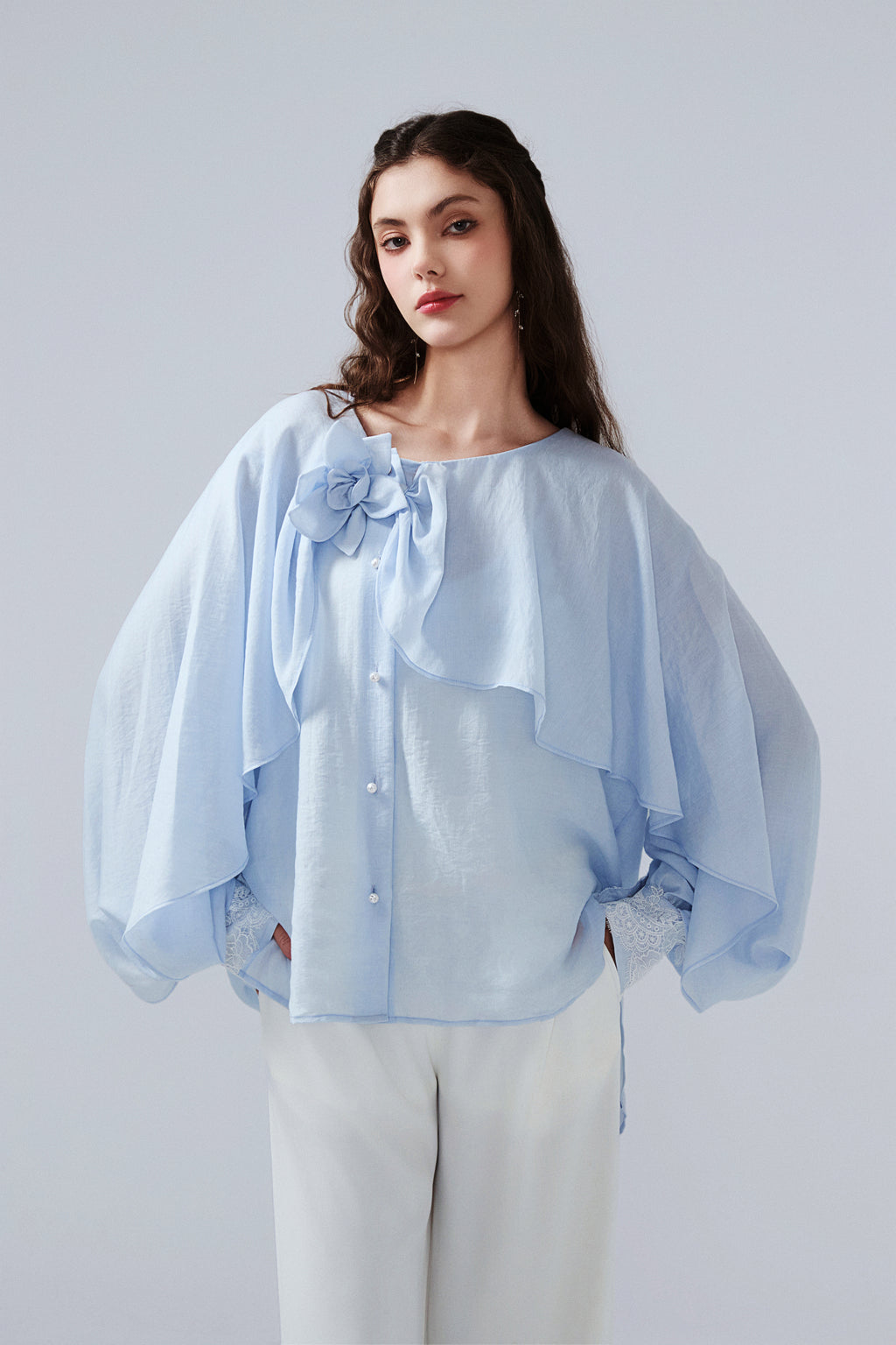 Blue Iris Cloak Shirt