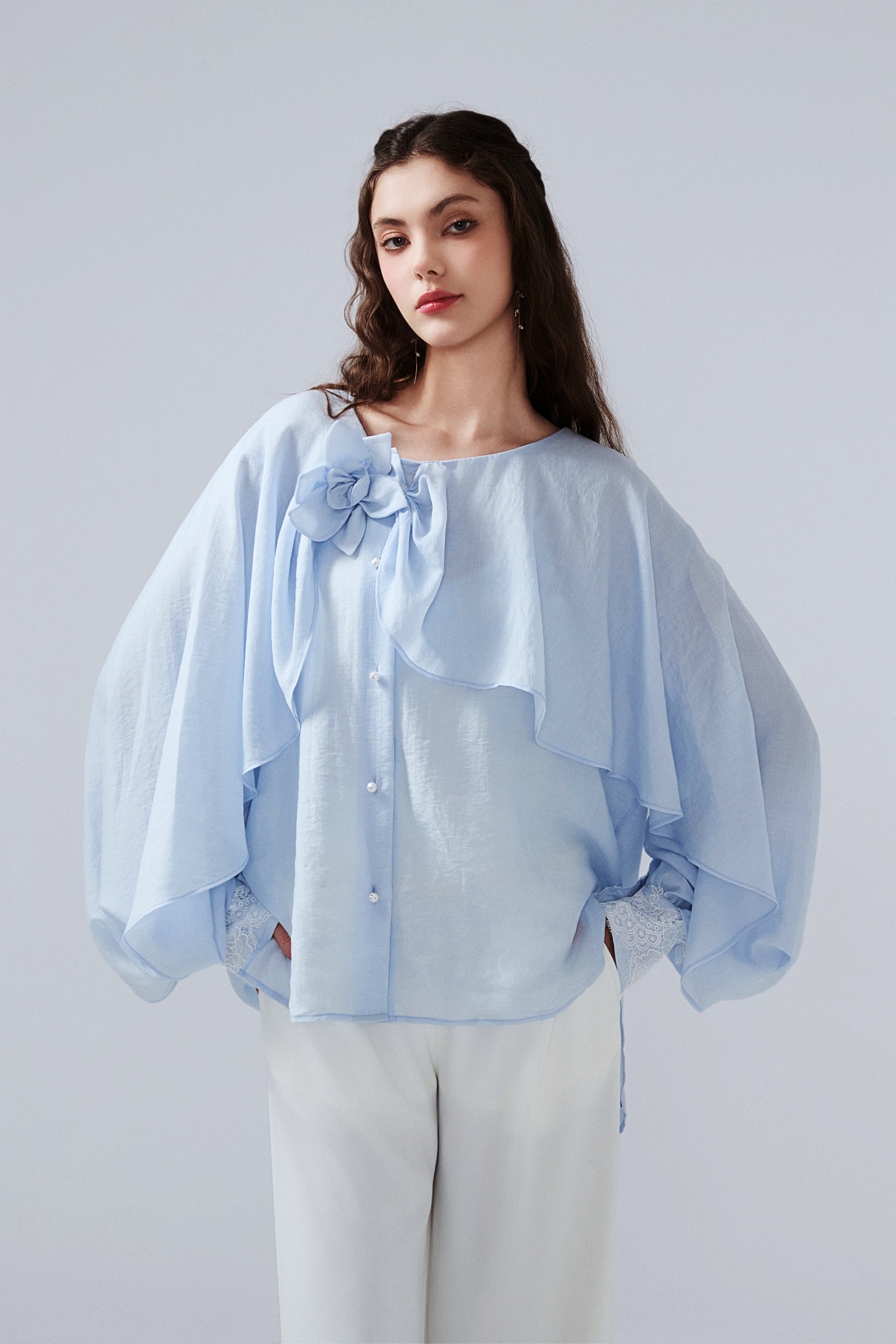 Blue Iris Cloak Shirt