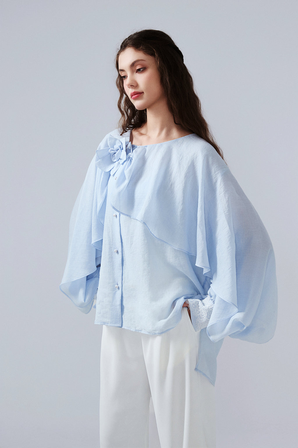 Blue Iris Cloak Shirt