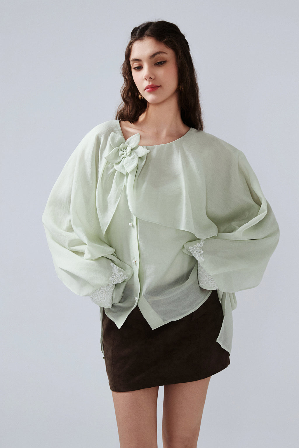 Green Iris Cloak Shirt