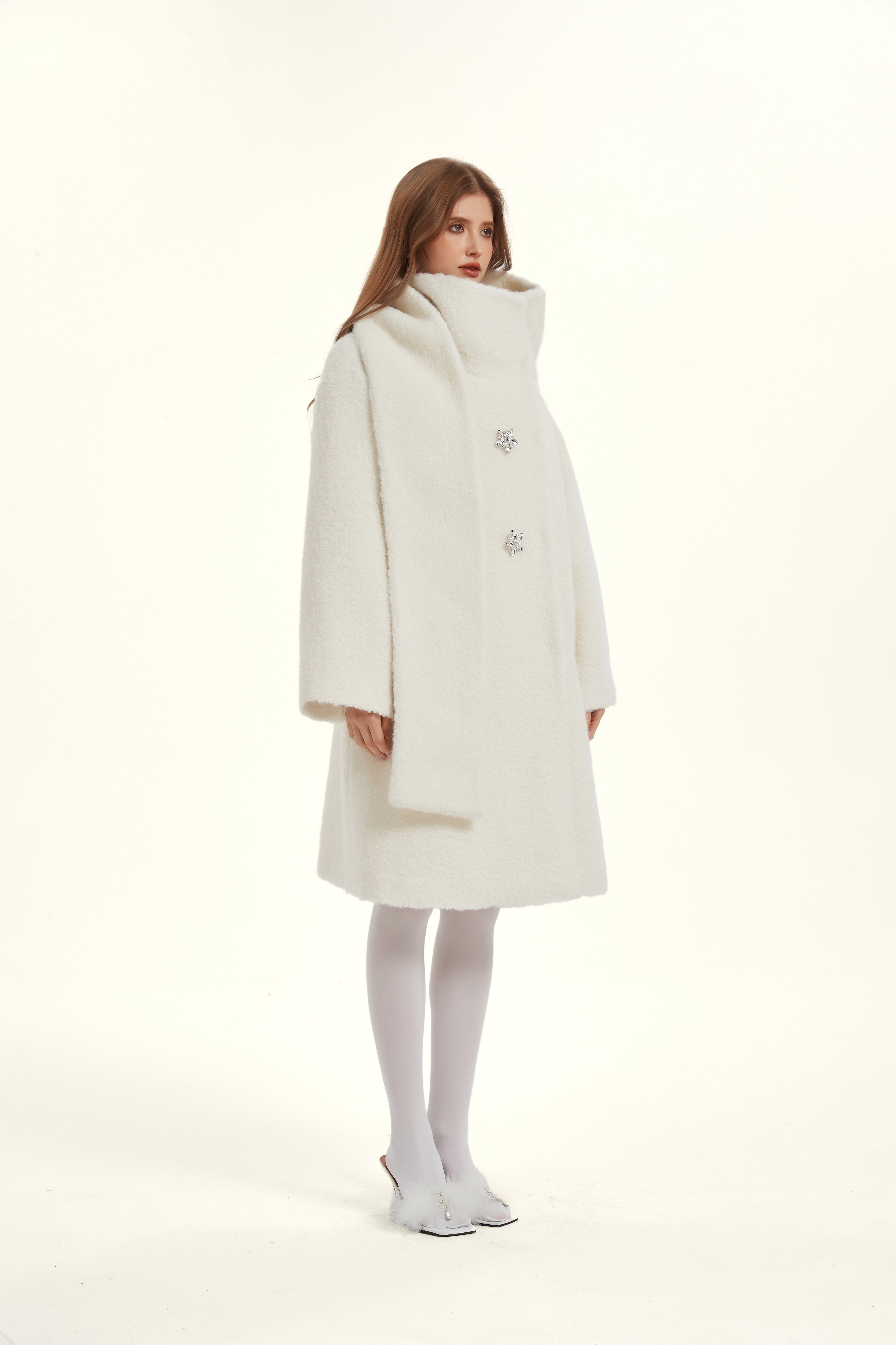 Beige Wool Coat
