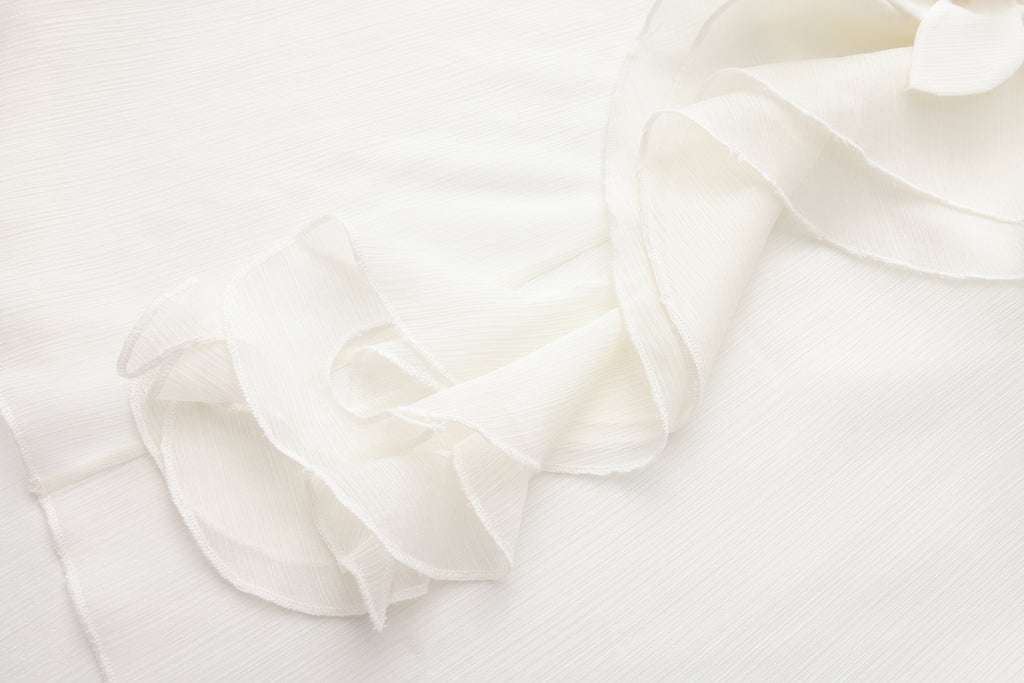 Fine Glittering White Iris Shirt