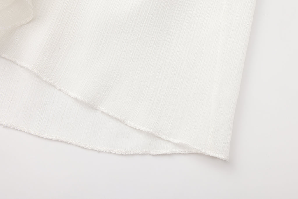 Fine Glittering White Iris Shirt