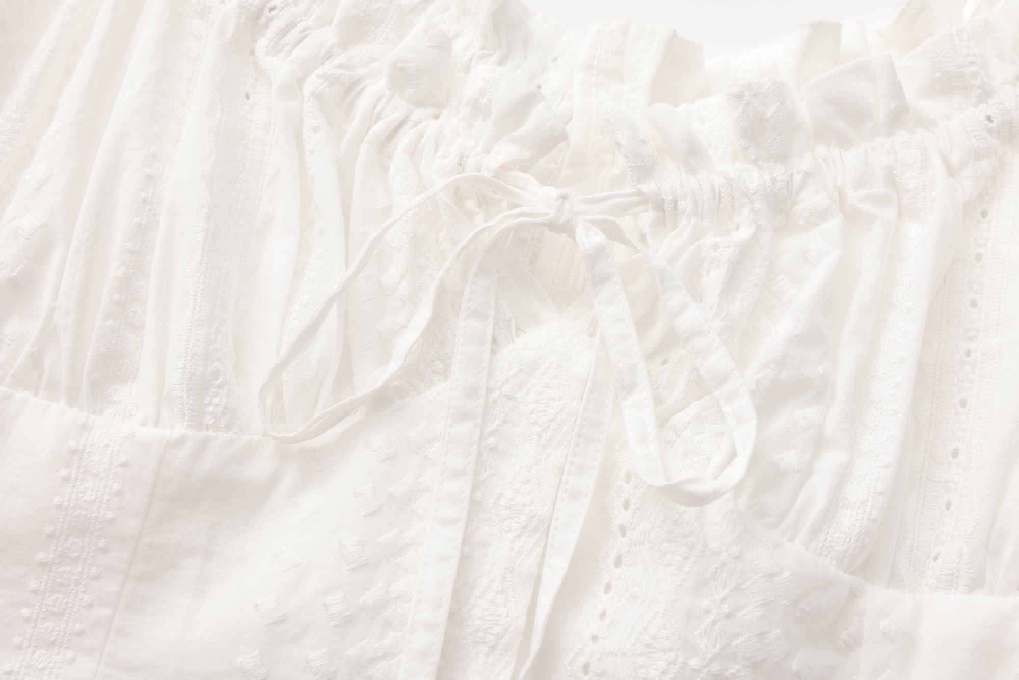 White Lace Short Sleeved Shirt