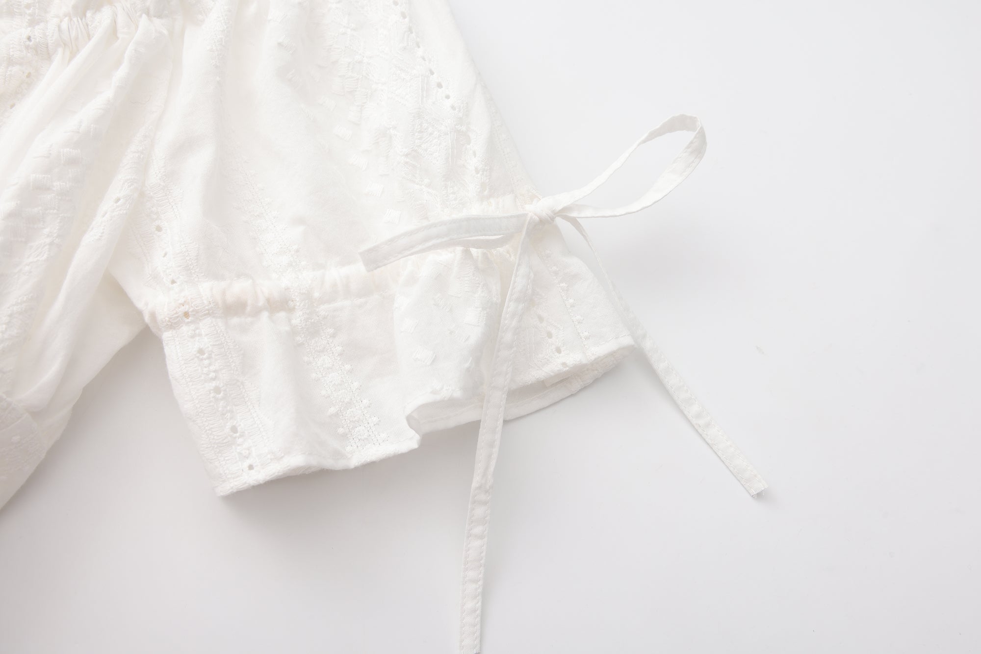 White Lace Short Sleeved Shirt
