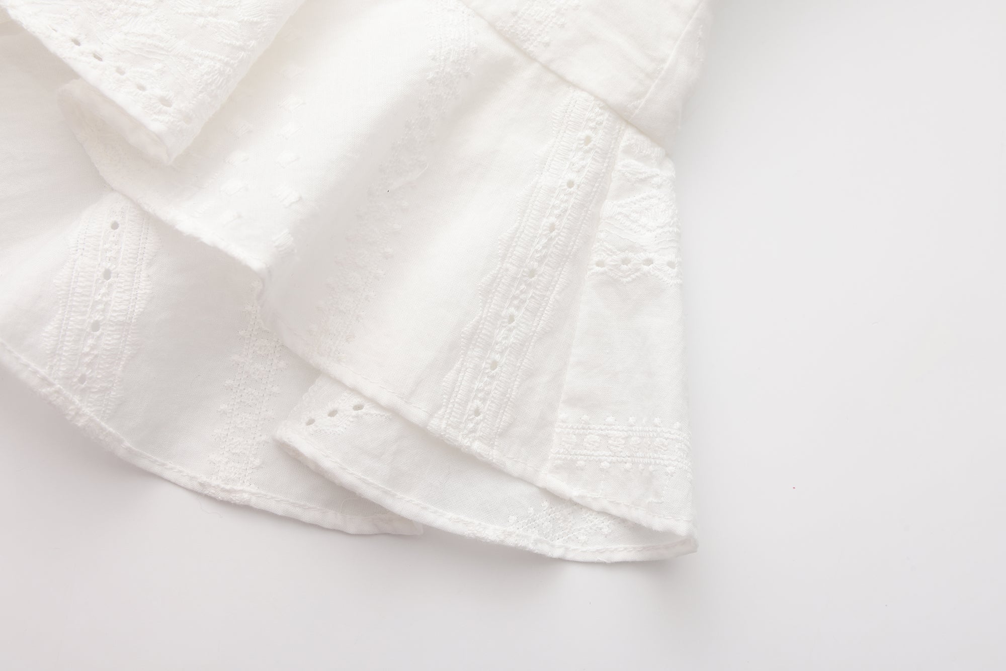 White Lace Short Sleeved Shirt