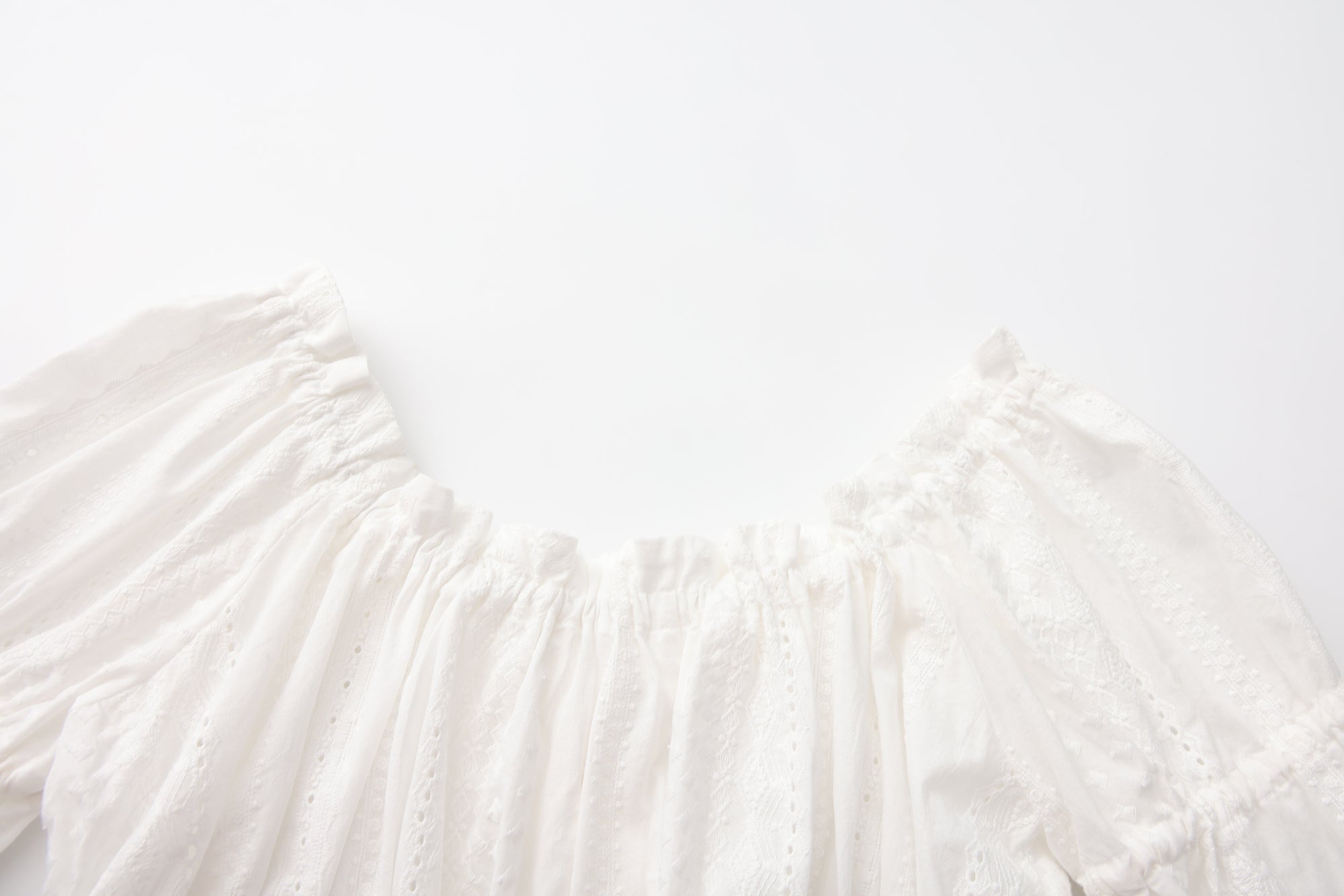 White Lace Short Sleeved Shirt