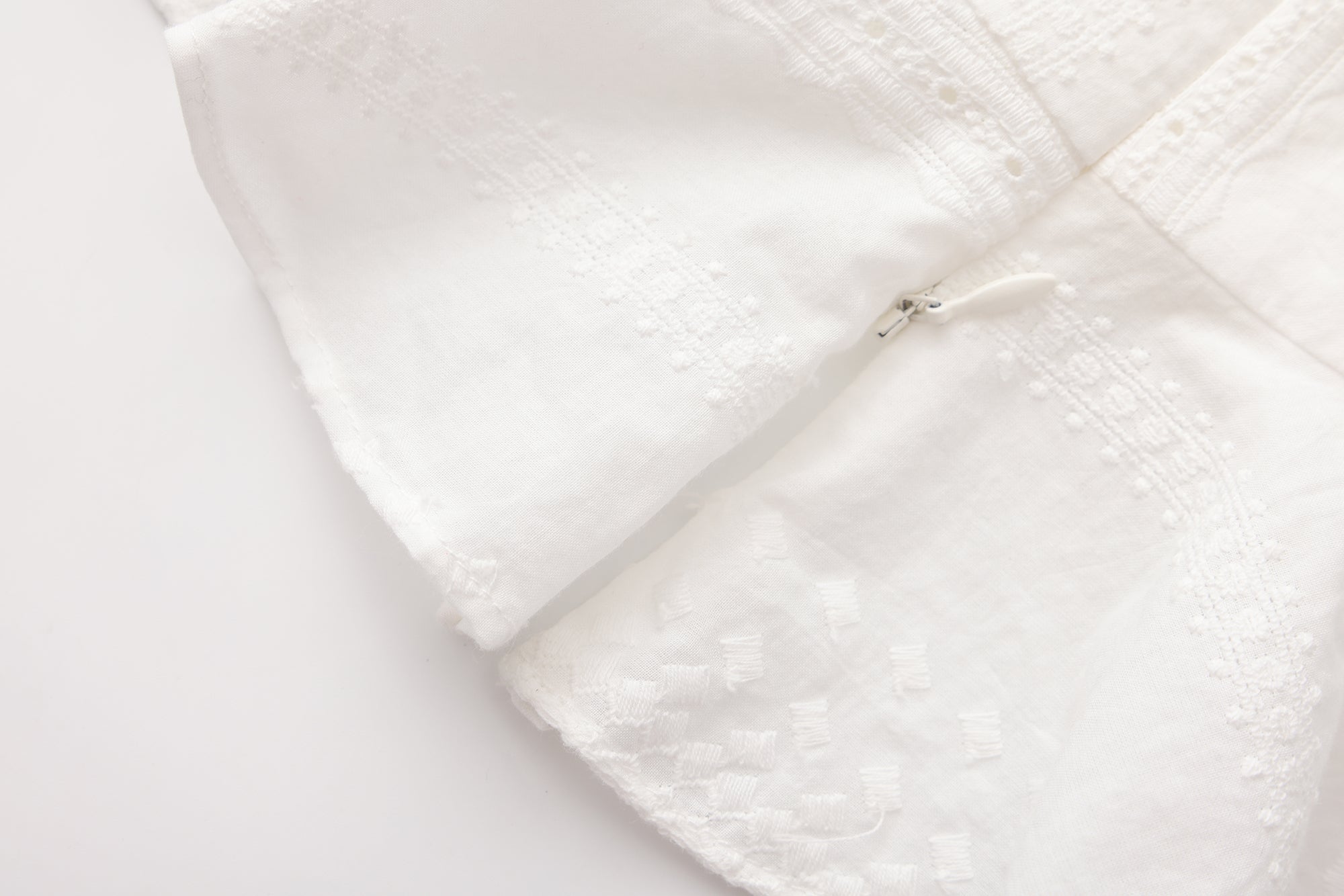 White Lace Short Sleeved Shirt