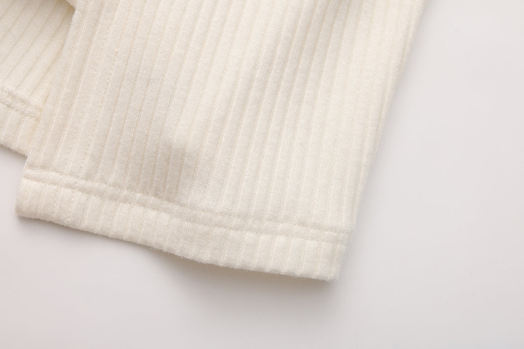 White Two-Piece Lace Halter Cardigan