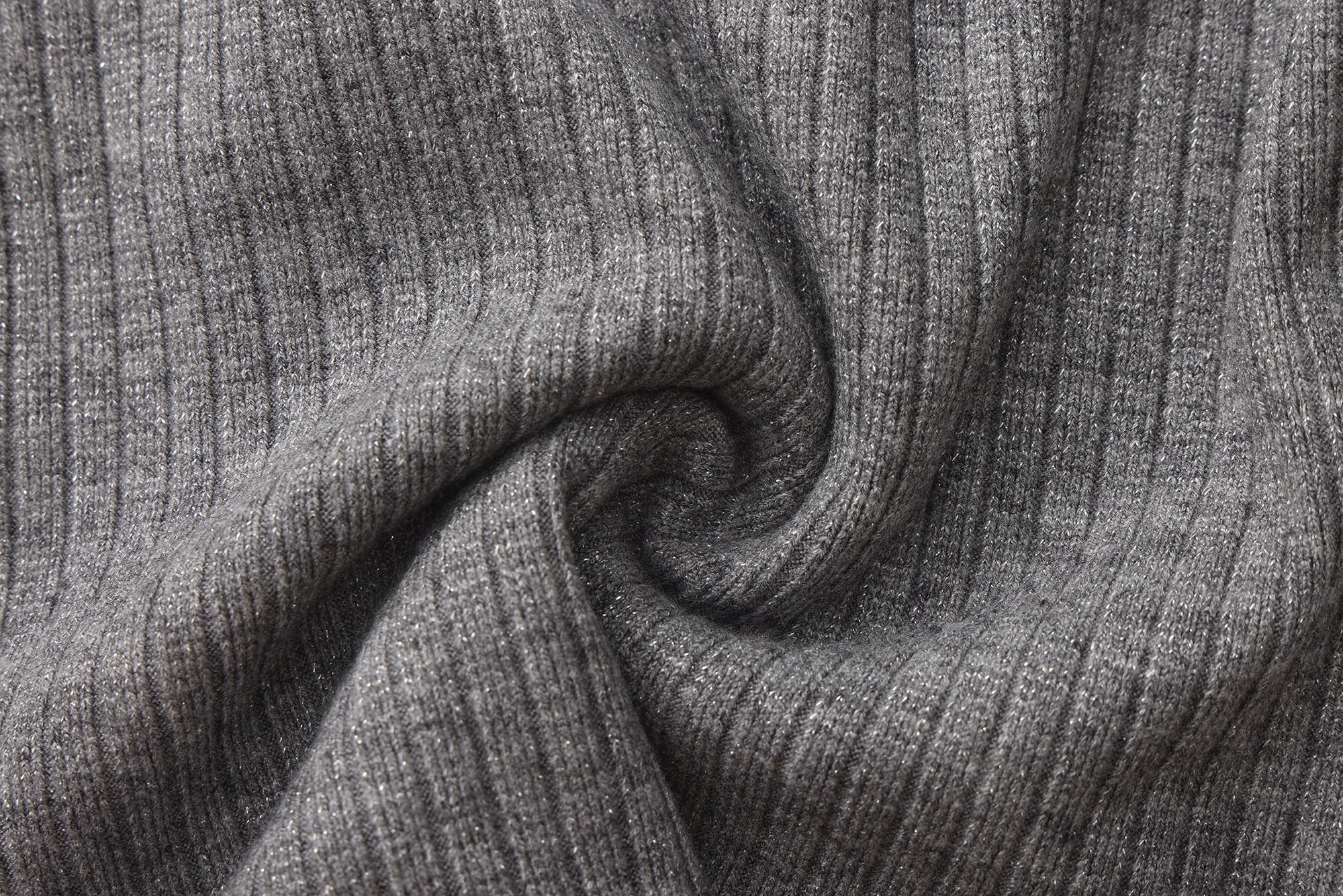 Grey Two-Piece Diamond-Studded Button-Up Strapless Cardigan