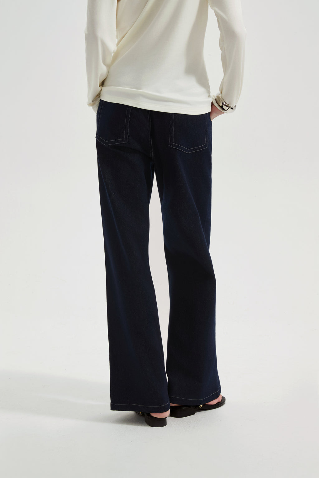 Diamond-Studded Pearl Jeans