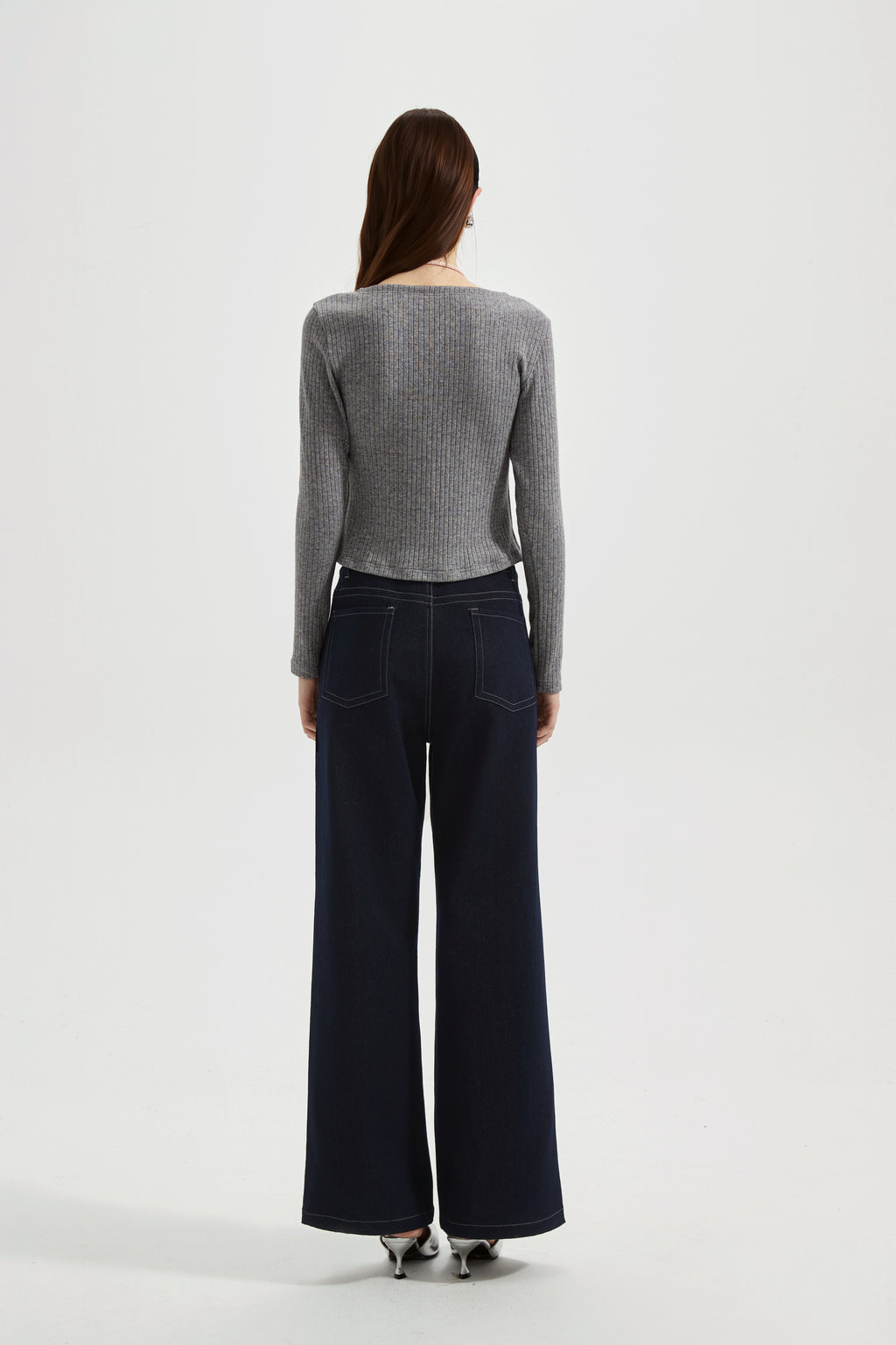 Diamond-Studded Pearl Jeans