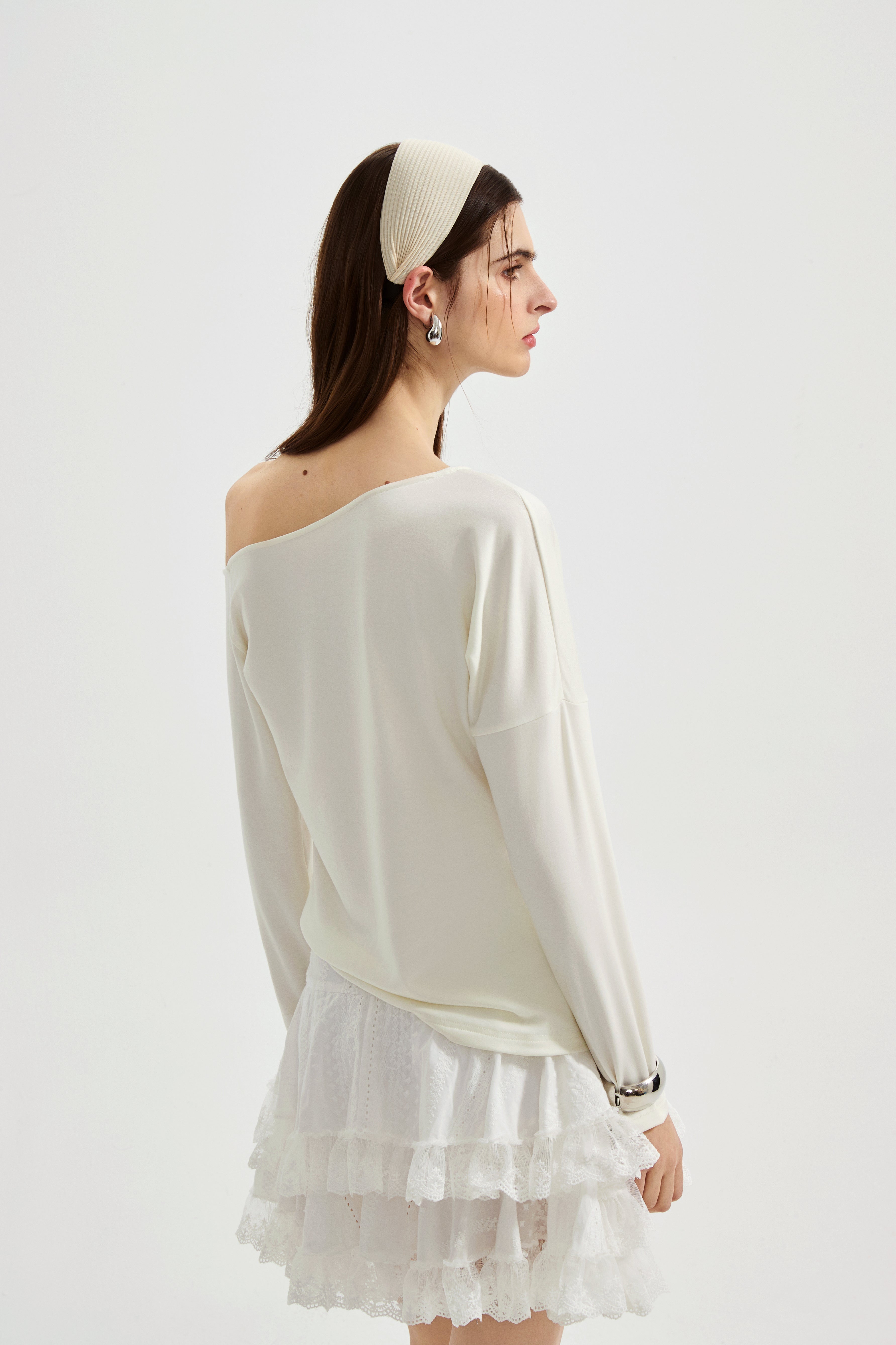 White Kitten Print T-Shirt