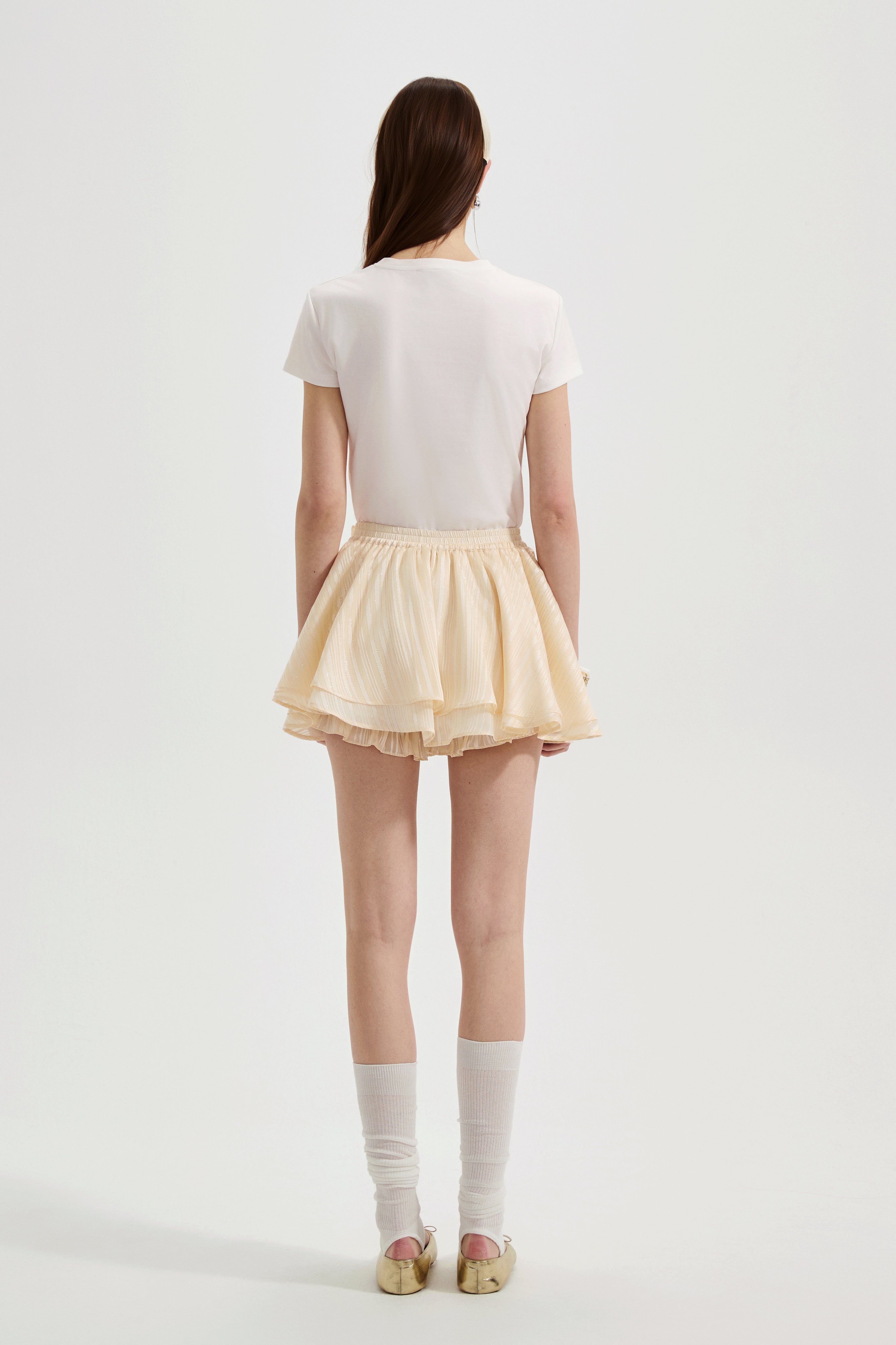 White Cat Short Sleeved Tee