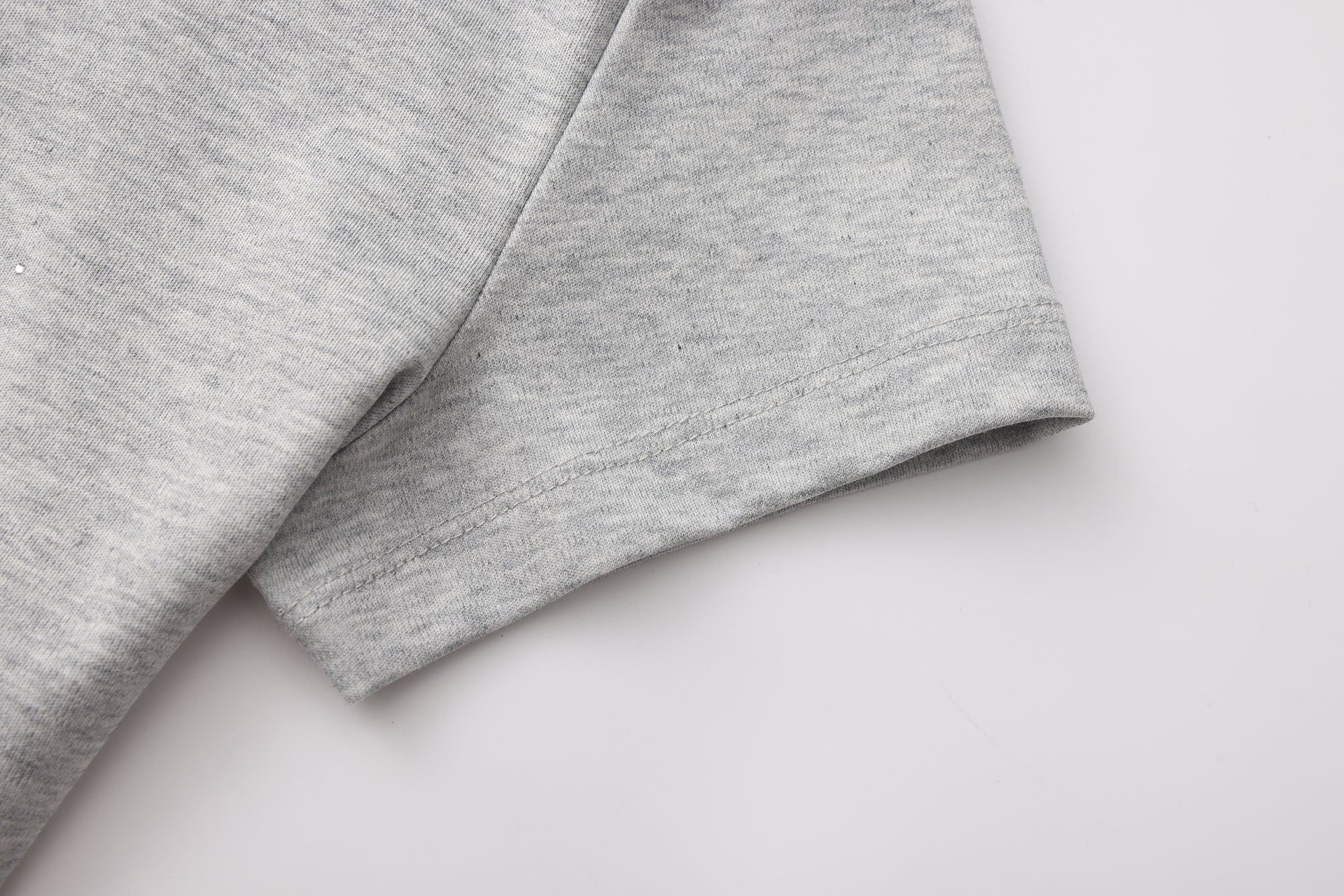 Grey Text Short Sleeved Tee