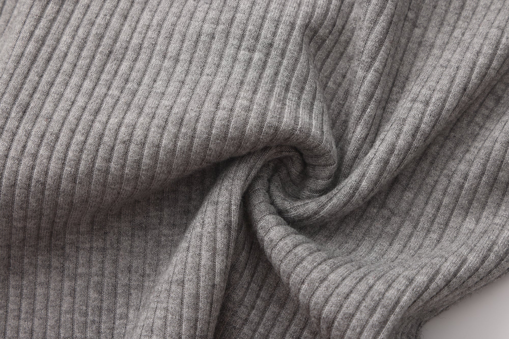 Grey Square-Neck Trimmed Top