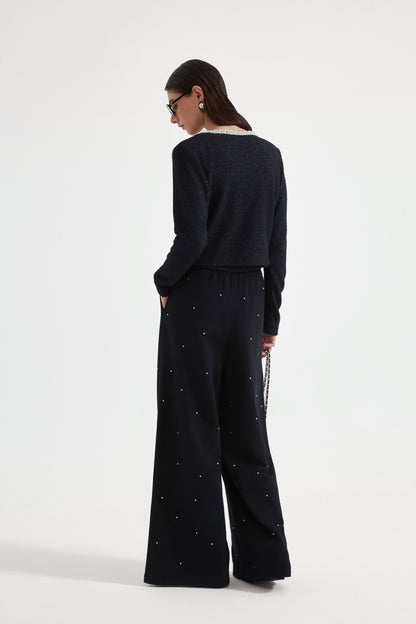 Black Knitted Cardigan