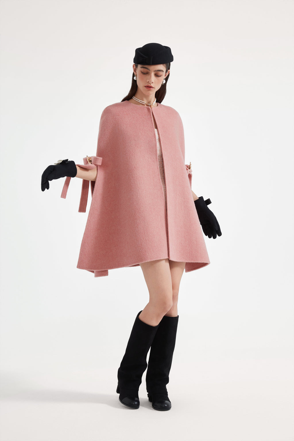 Pink Bow Cape
