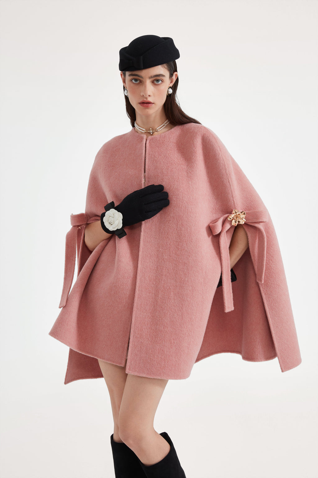 Pink Bow Cape