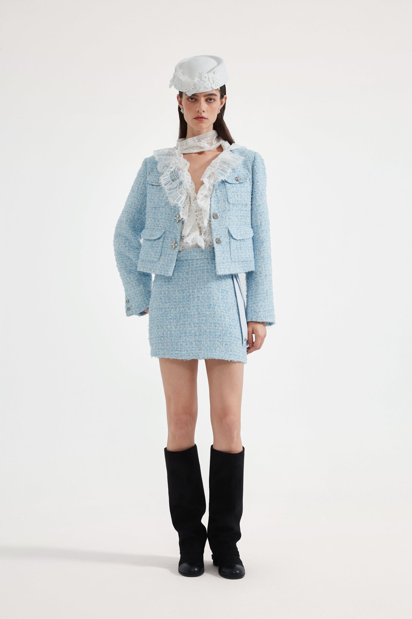 Blue Tweed Jacket