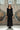 Black Chain Broad-legged Trousers