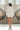 White Knitted Chain Oversize Cardigan