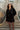 Black Glitter Hooded Sweatshirt & Skirt