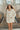 White Knitted Chain Oversize Cardigan