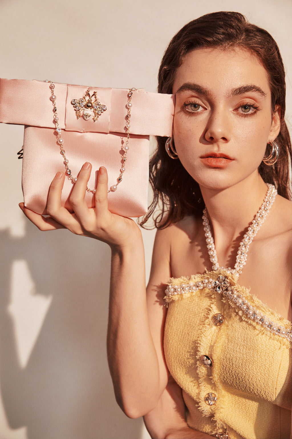 Pink Bowknot Handbag