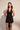 Black Halter Santin Dress