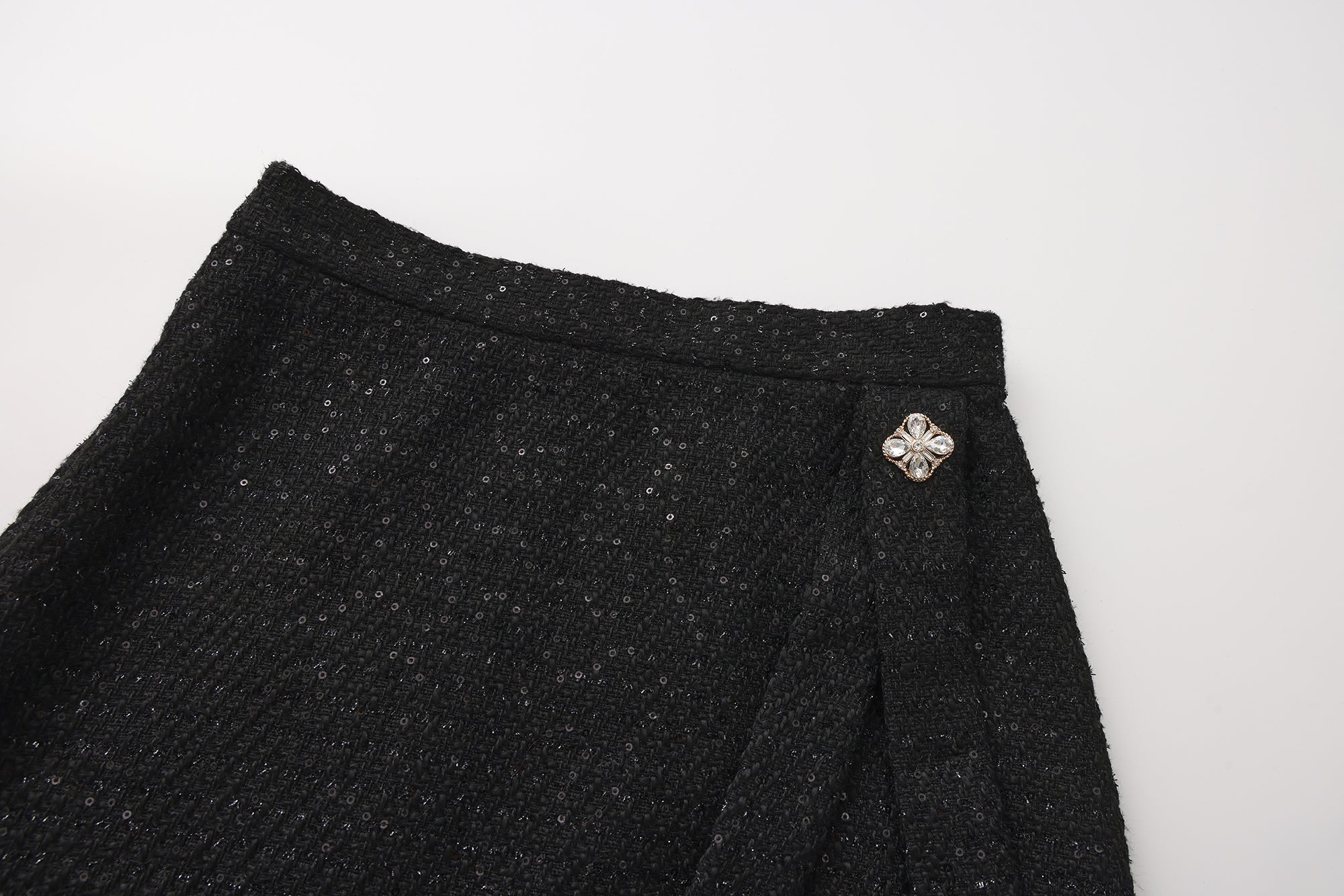 Black Woven Halter Top & Dress