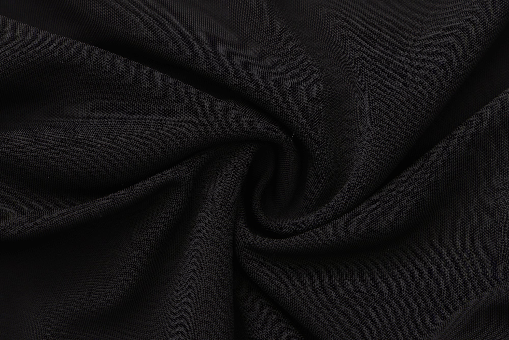 Black Metal-Strapped Ruched Fitted Dress