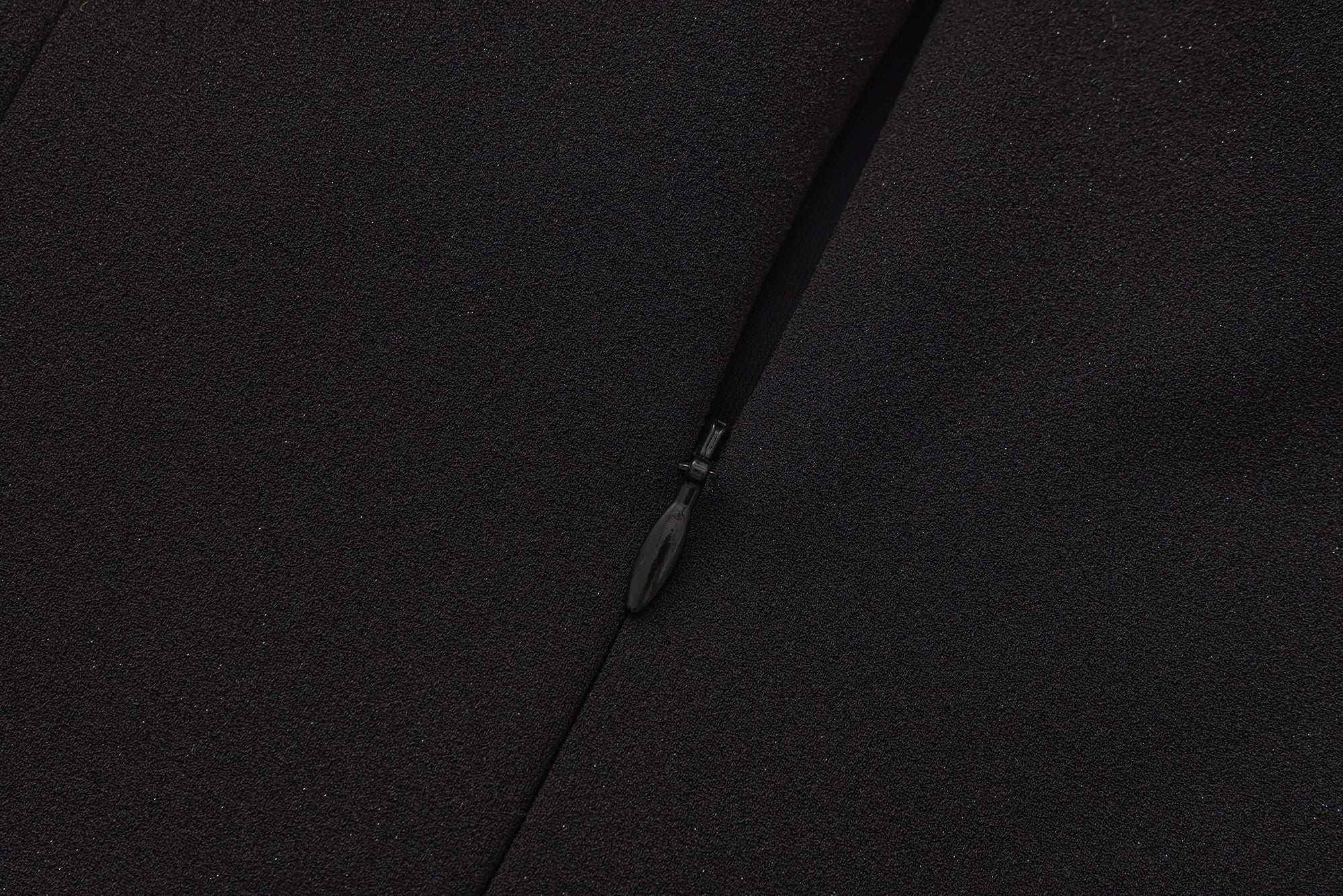 Black Bow Collared Waist-Cinching Dress