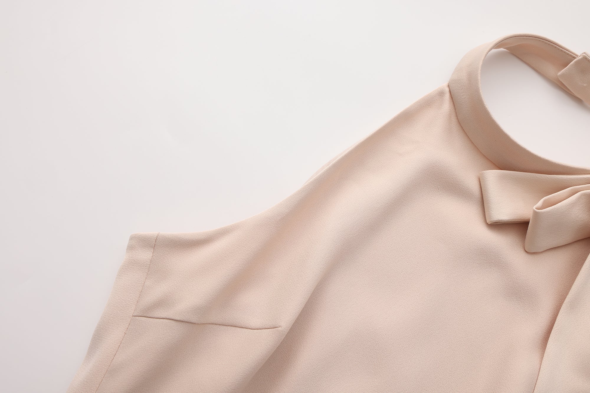 Pink Halter Ruched Dress