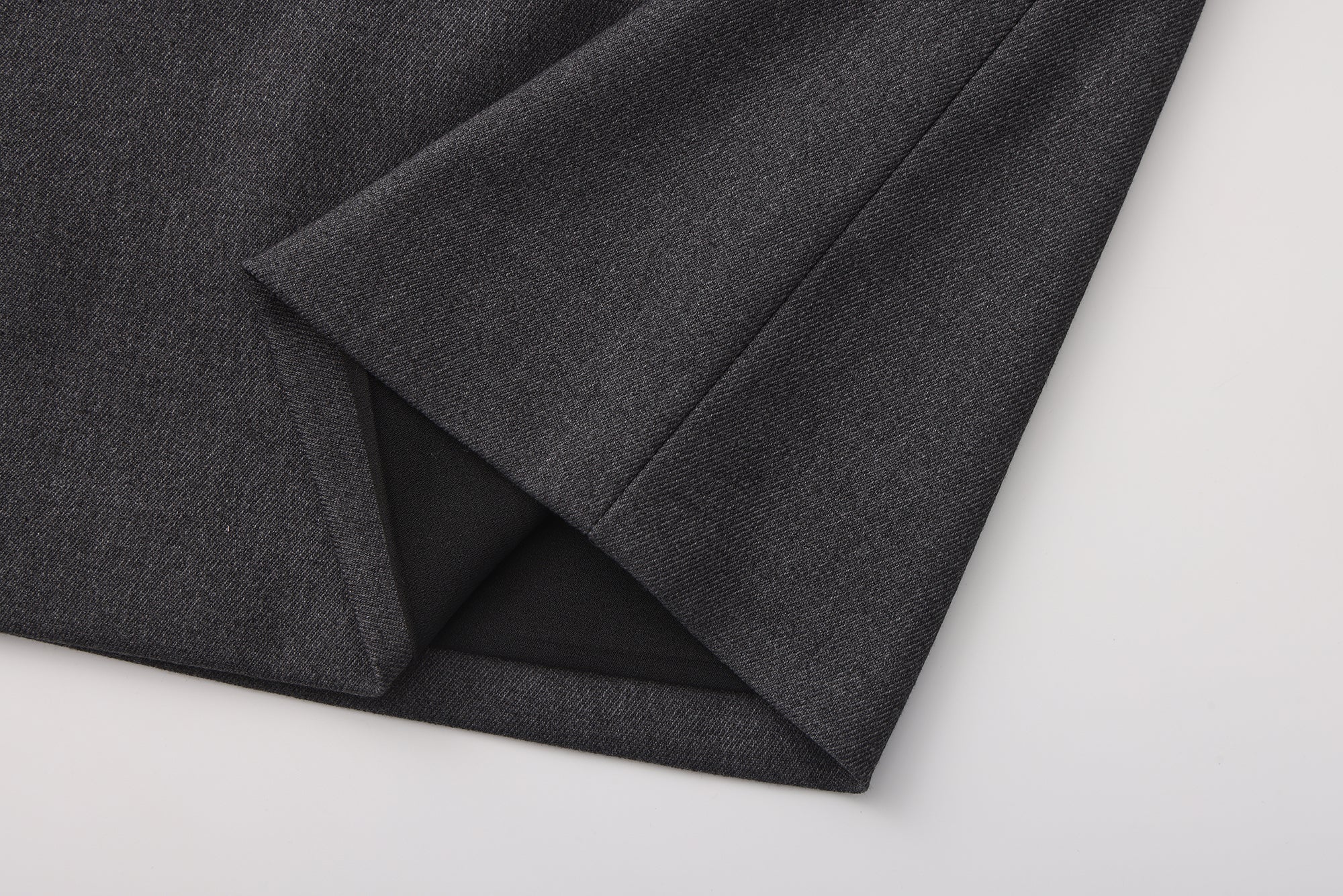 Gray Collar-Patchwork Dress