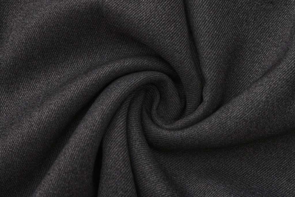 Gray Collar-Patchwork Dress