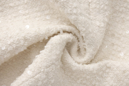 White Tweed Bow Jacket (Detachable Bow)