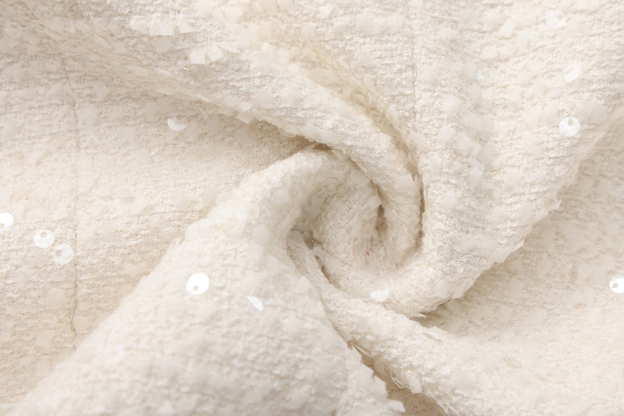 White Long Tweed Jacket