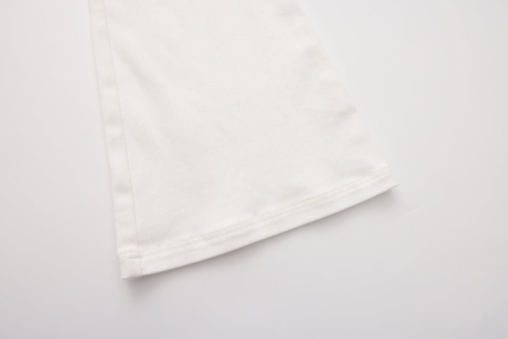 White Fitted Flare Jeans