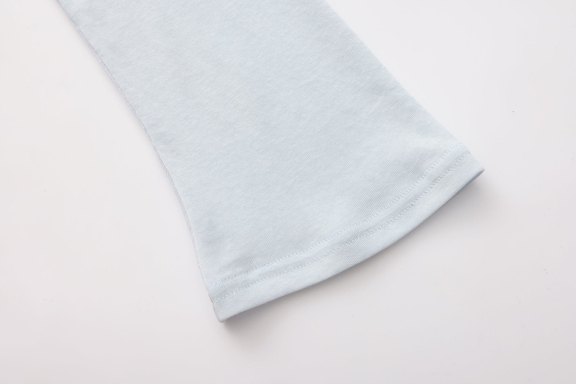 Blue Sloping Shoulder Pleated Bow Tie Ribbon Top