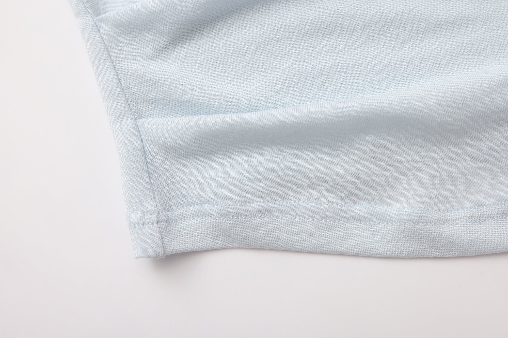 Blue Sloping Shoulder Pleated Bow Tie Ribbon Top