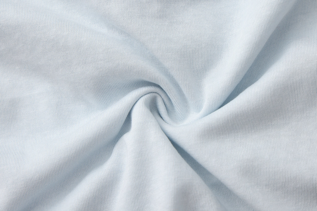 Blue Sloping Shoulder Pleated Bow Tie Ribbon Top