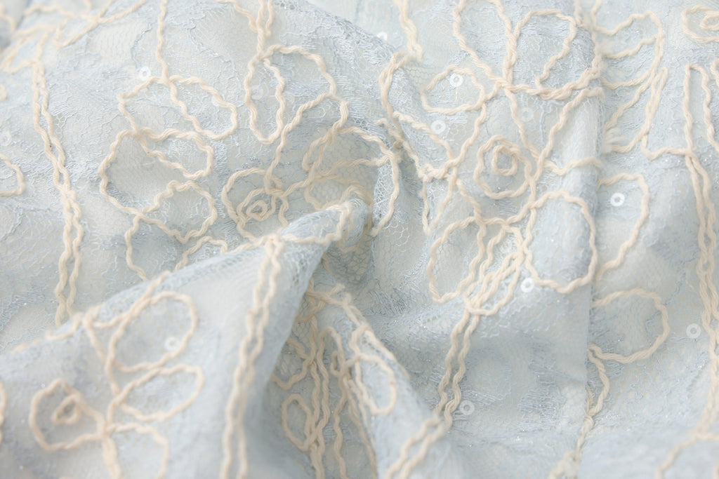 Blue Rattan Shoulder Strap A-line Dress