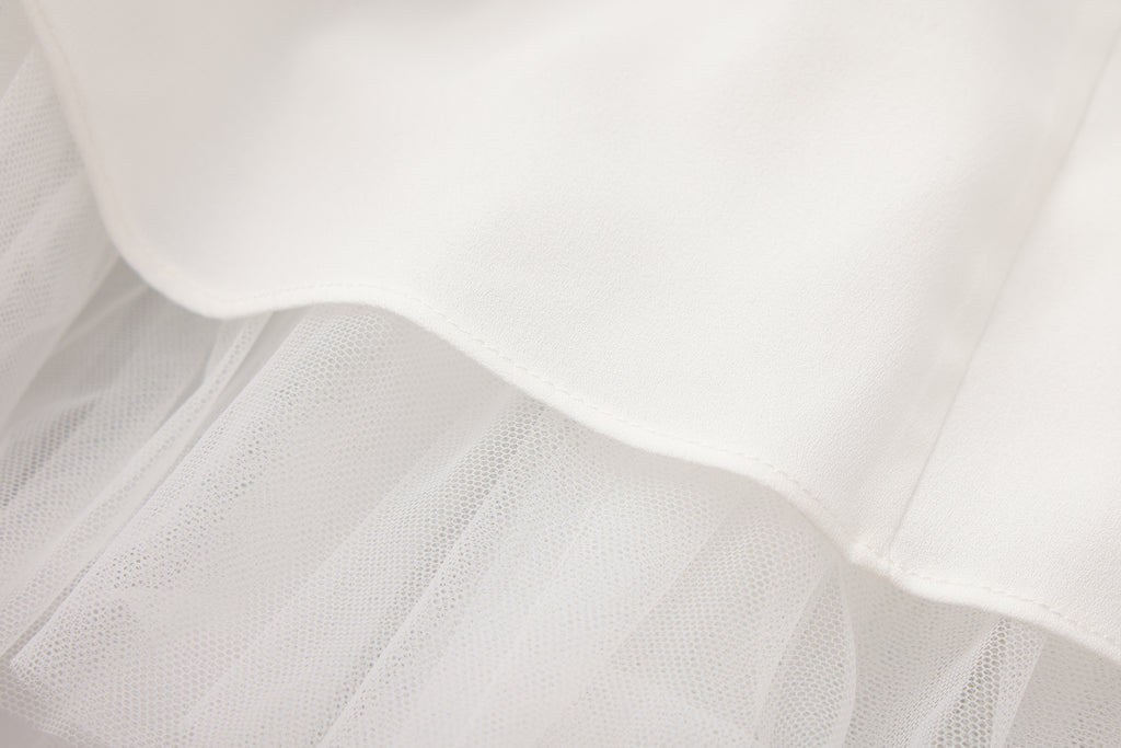 Blue Rattan Shoulder Strap A-line Dress