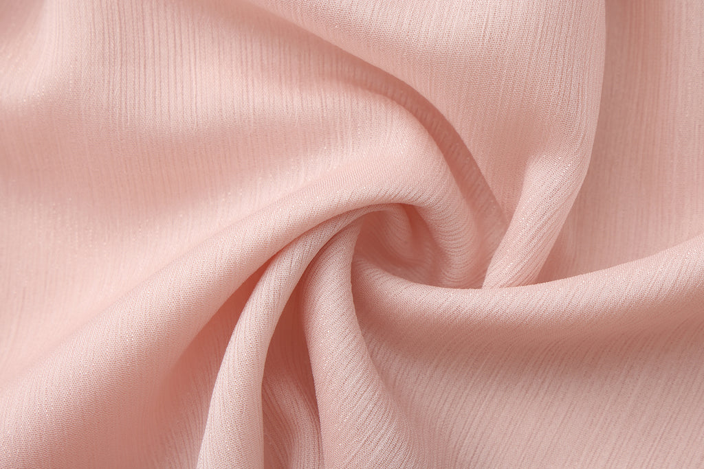 Pink Shimmering Iris-Patterned Long-Sleeved Top