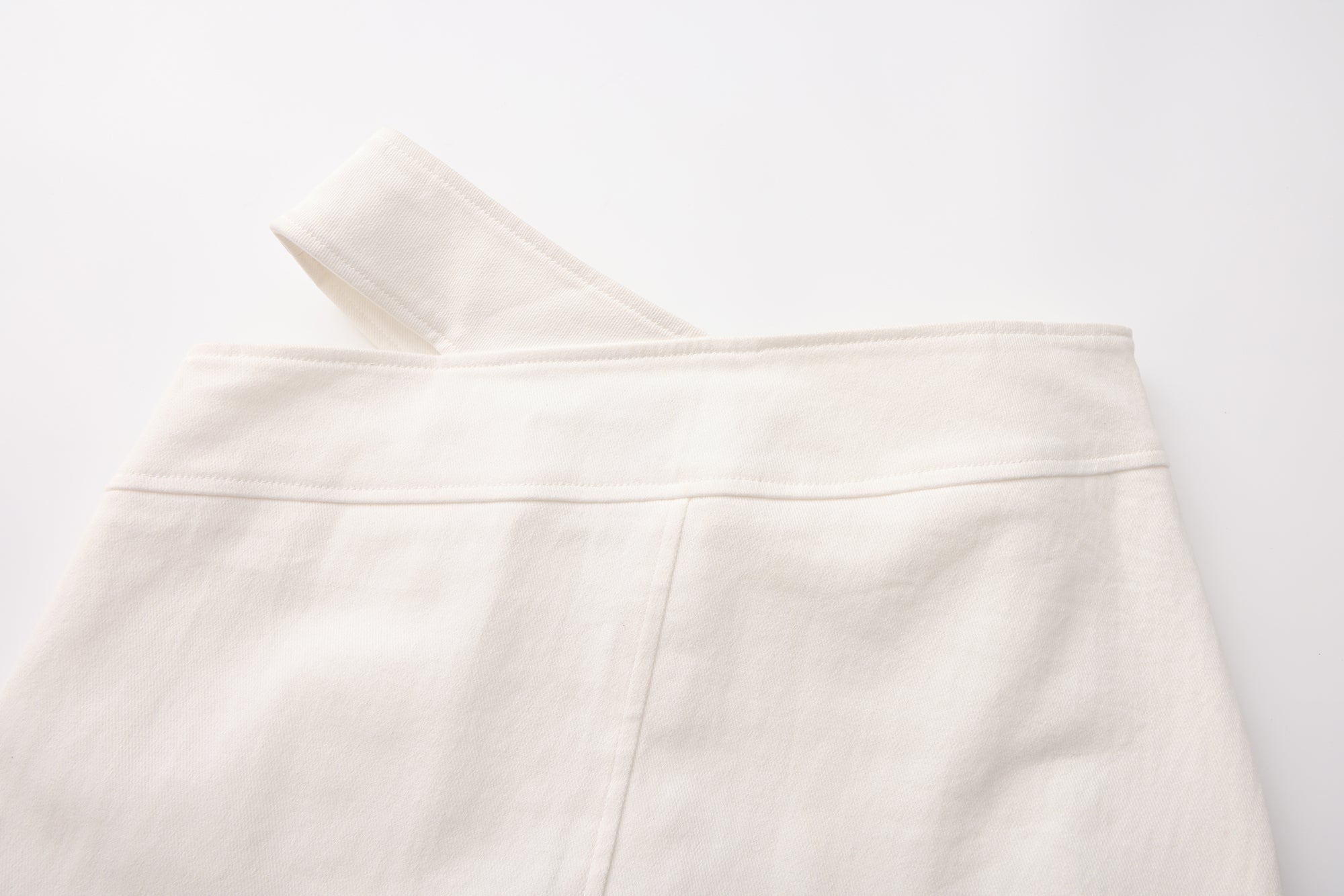 White Denim Skirt Pants