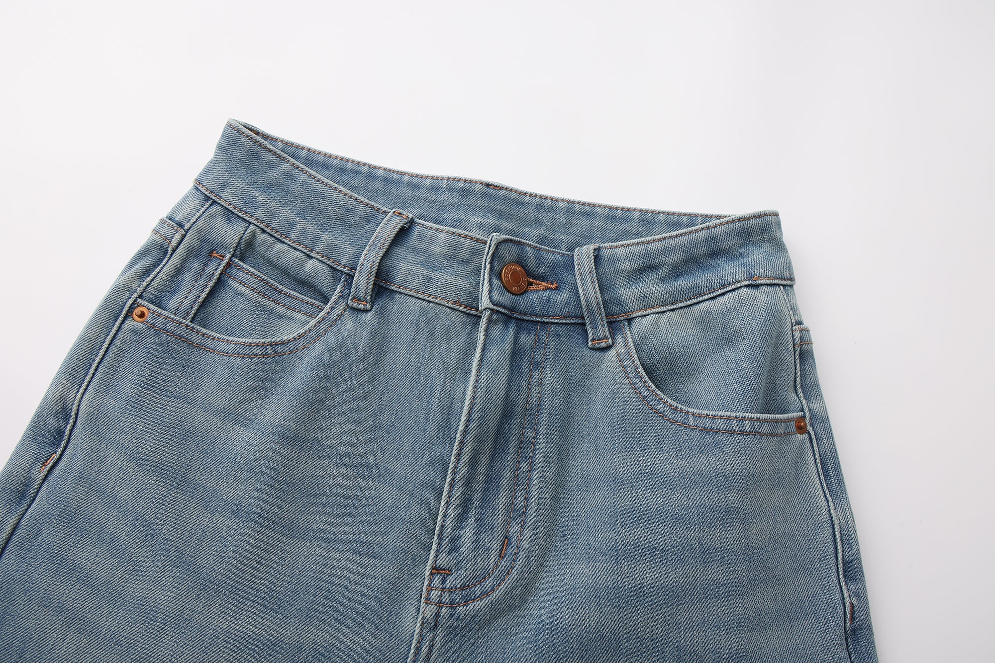 Flared Jeans With Lace Pockets